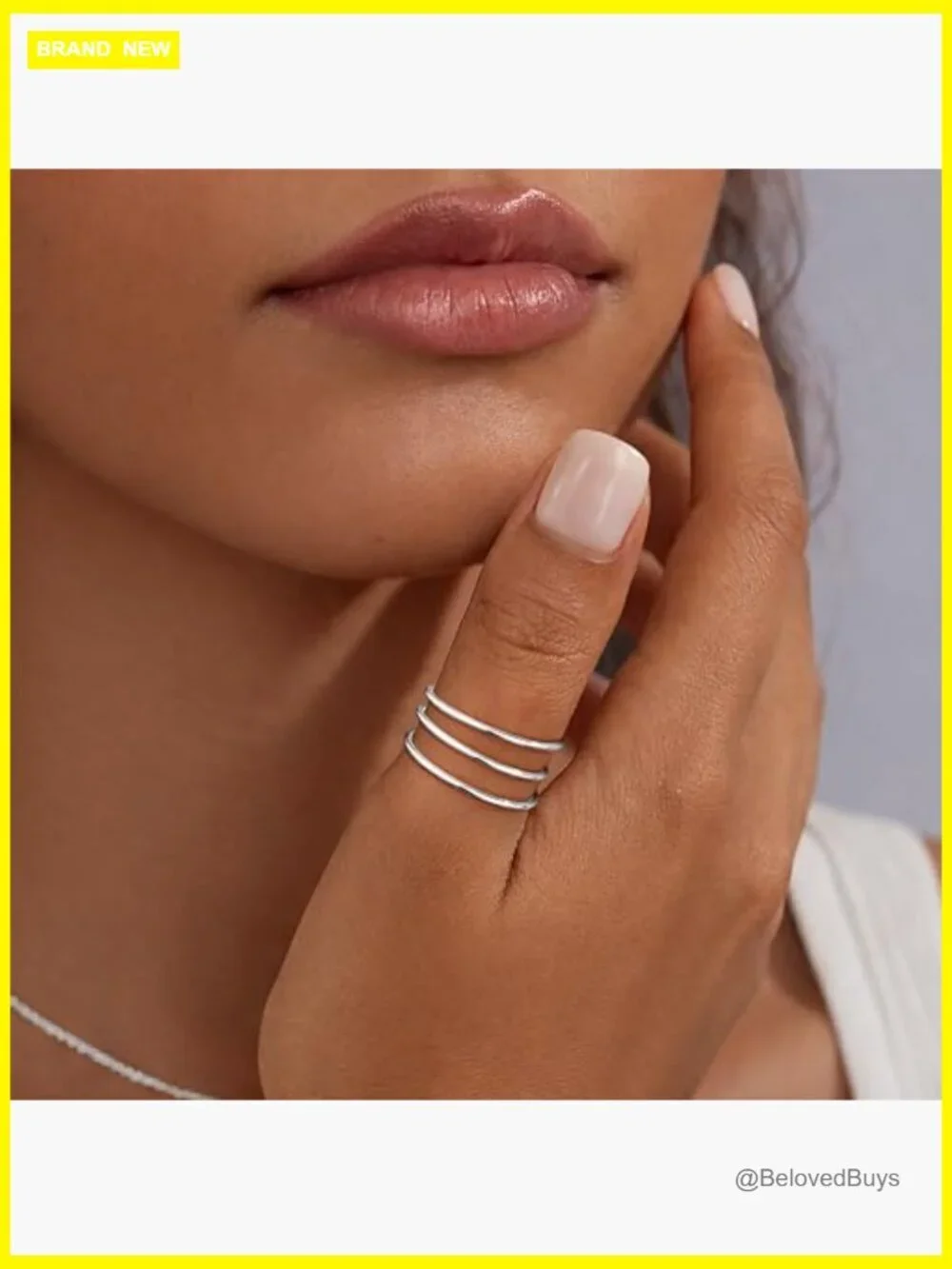 Stackable Gold Band Ring Set Wedding Promise Dome Rings Non Tarnish Thin 1mm